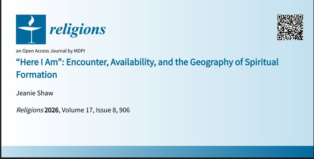 “Here I Am”: Encounter, Availability, and the Geography of Spiritual Formation